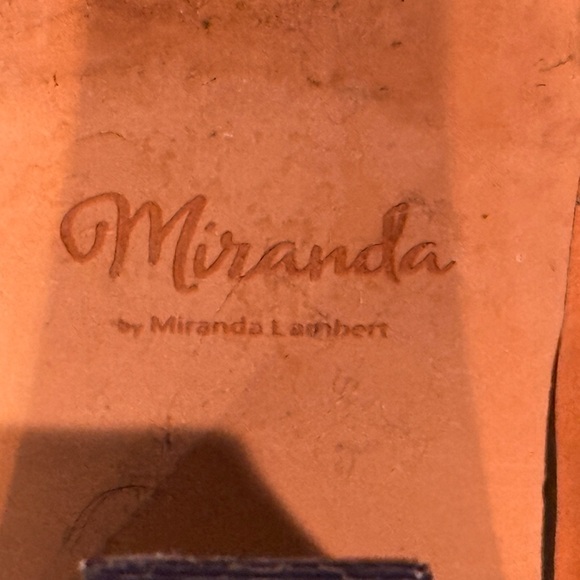 Women’s MIRANDA LAMBERT Candice western suede/leather boots- Size 6 - Picture 7 of 8